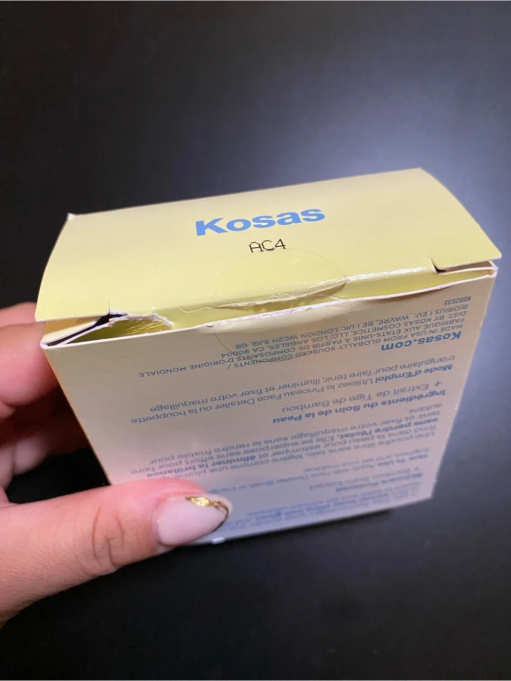 Kosas translucent Loose setting Powder - peachy